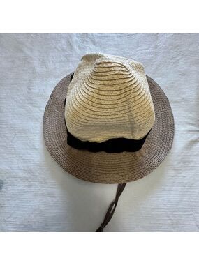 Parkhurst Beige and Tan Straw Hat